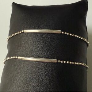 925 Vintage Anklet Bracelet Set